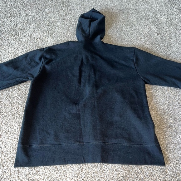 Hanes - Black Zip Up Hoodie - Large - Picture 2 of 3